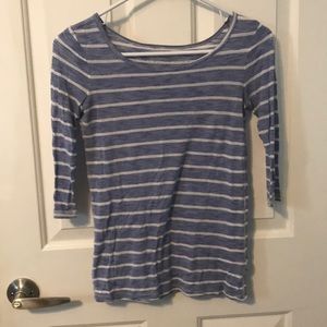 Striped Aeropostale XS 3/4 sleeve tee